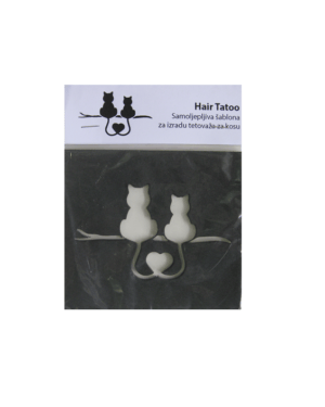 HAIR TATTOO MAČKE