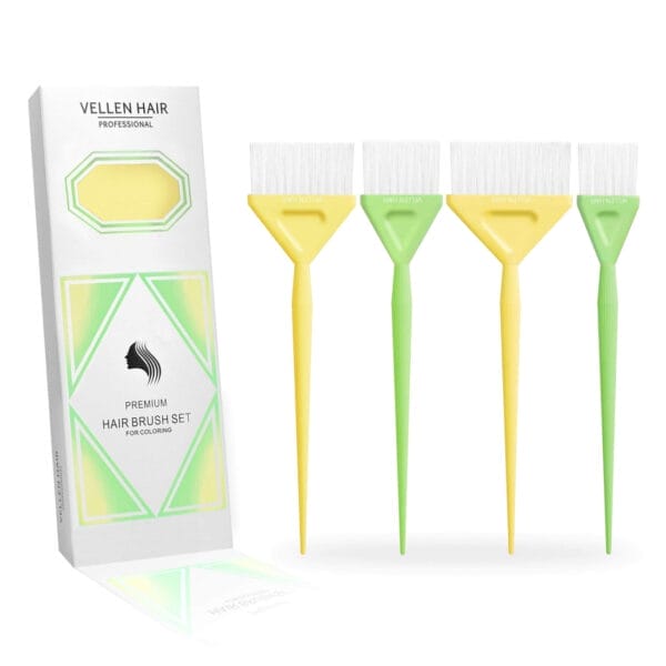 HAIR BRUSH SET yellowgreen