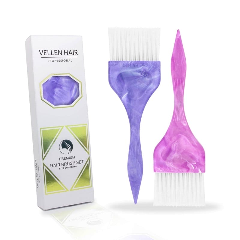 WIDE BRUSH SET MARBEL purplerose